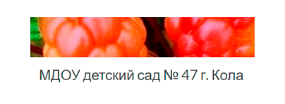 МДОУ детский сад № 47 г. Кола